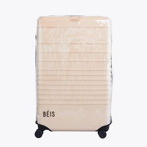 NWT beis medium 26” check in roller clear cover